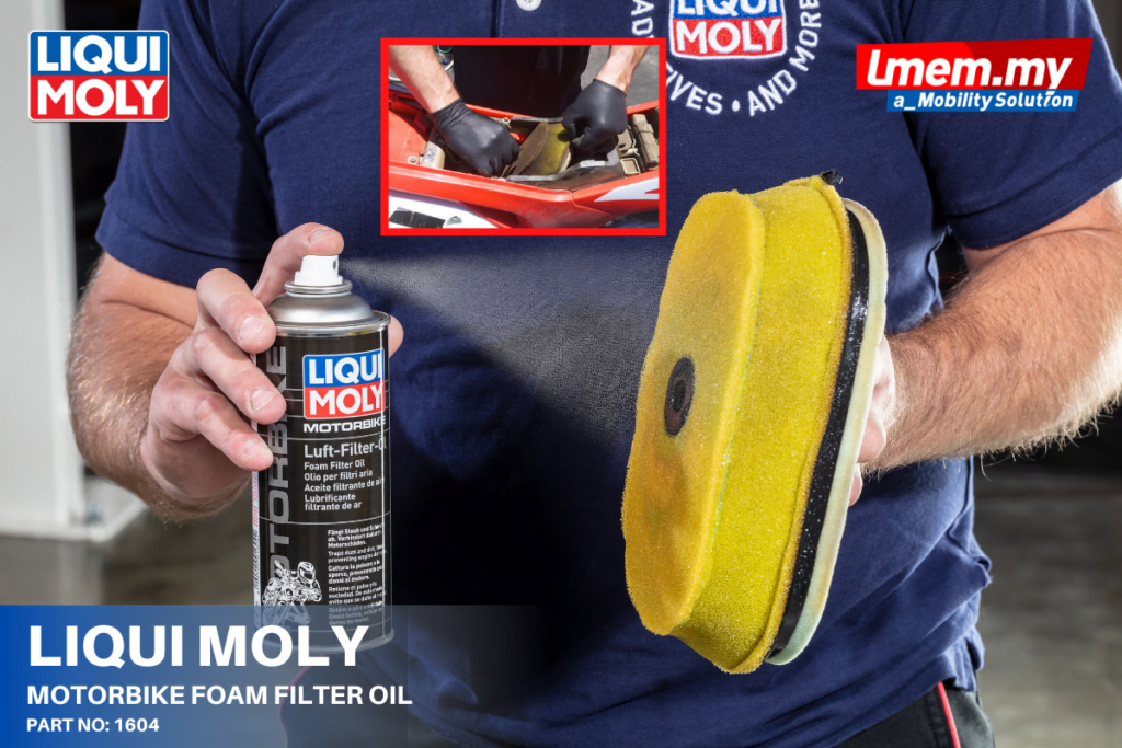 Liqui Moly Motorbike Foam Filter Oil (400ml) Shop LMEM now