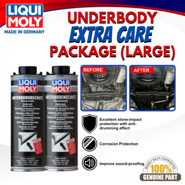 Underbody EXTRA Care Package (Large) - Underbody protection coating package for small cars