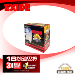 EXIDE Gold 60B24L - India No.1 Battery - 18 Months Warranty - 3x Free Charging and Checking
