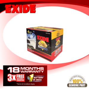 EXIDE Gold DIN55L - India No.1 Battery - 18 Months Warranty - 3x Free Charging and Checking