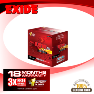 Exide Gold Q85L-BH (55D23) - India No.1 Battery - 18 Months Warranty - 3x Free Charging and Checking